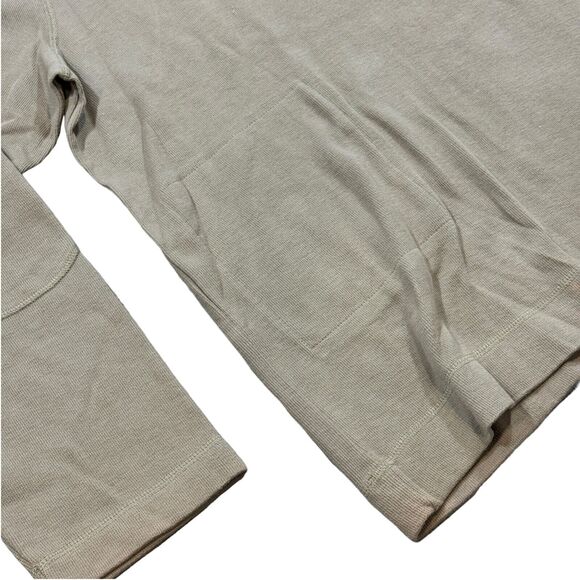 DKNY Hoodie Men's 2XL Beige 100% Cotton Long Sleeve Hooded Pullover Performance - Picture 6 of 11